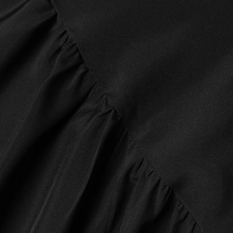 (image for)  Women Abaya Casual Maxi A-Line Sundress Kaftans Lantern Sleeve O-Neck Plain Dress