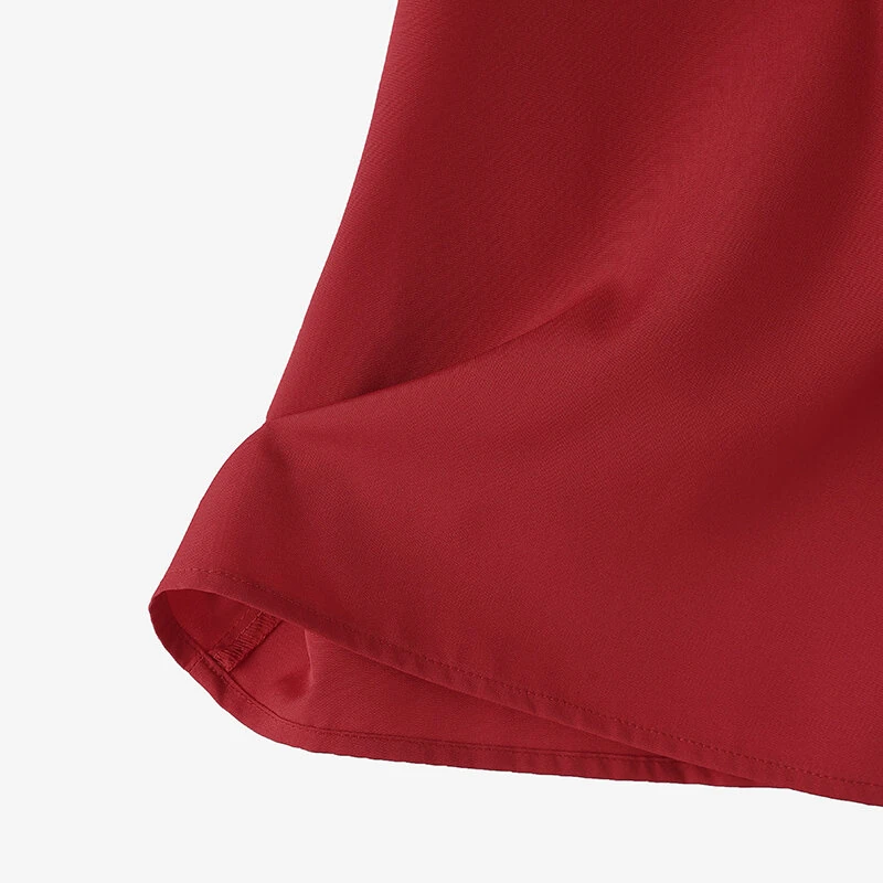 (image for)  Women Fashion Short Sleeve Ruffles Blouse Elegant Office OL Shirt Casual O Neck Solid Tops